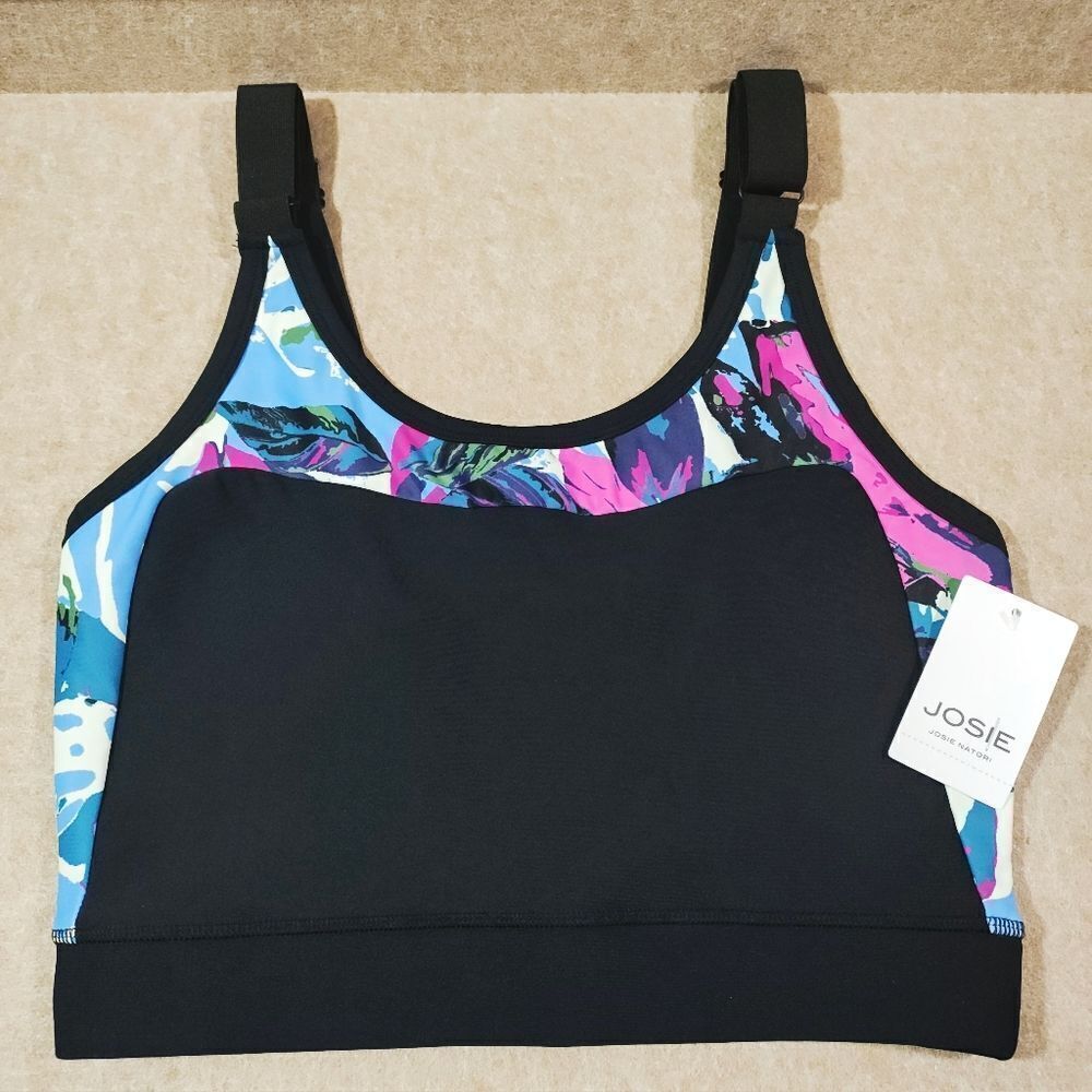 Natori Josie Crop Top Sports Bra -H